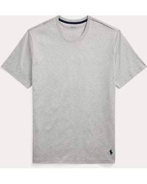 Polo Ralph Lauren Mercerized Cotton Sleep Shirt - Gray
