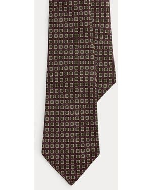 Ralph Lauren Vintage-Inspired Neat Silk Tie - Brown