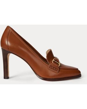 Ralph Lauren Lederpumps Tasha - Braun