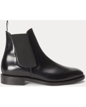 Ralph Lauren Troy Calfskin Chelsea Boot - Black