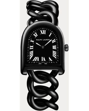 Ralph Lauren Reloj Con Eslabones Pequeños Negro