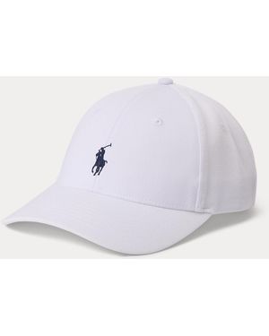 Ralph Lauren Embroidered Pony Twill Cap - White