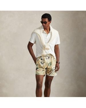 Ralph Lauren The-Print Swim Trunk - Natural