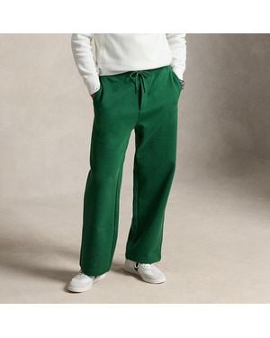 Polo Ralph Lauren Relaxed Fit Double-Knit Tracksuit Bottom - Green