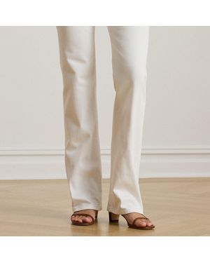 Ralph Lauren High-Rise Straight Jean - Natural