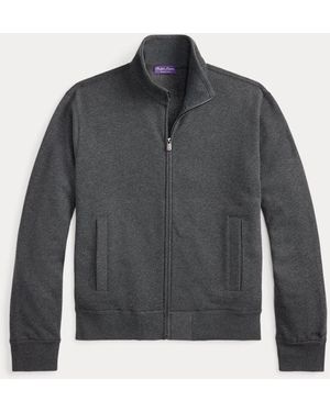 Ralph Lauren Ralph Lauren Cotton-Cashmere Fleece Track Jacket - Gray