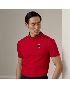 Ralph Lauren T-Shirt Lunar New Year mit Polo Bear - Rot