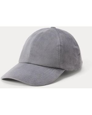 Polo Ralph Lauren Suede Ball Cap - Grey