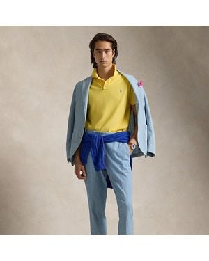 Polo Ralph Lauren Anzughose Aus Chambray - Blau