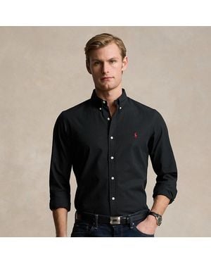 Polo Ralph Lauren Classic Fit Long Sleeve Cotton Oxford Button Down Shirt - Black