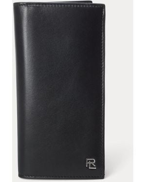 Ralph Lauren Brieftasche Aus Lammleder - Schwarz