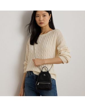 Ralph Lauren Minibolso Cruzado Stevie De Nailon - Negro