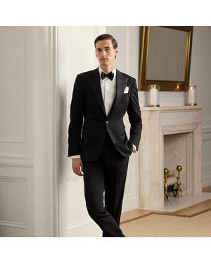 Ralph Lauren Gregory Handmade Barathea Peak Tuxedo - Black