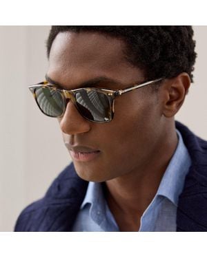 Ralph Lauren Automotive Square Sunglasses - Brown