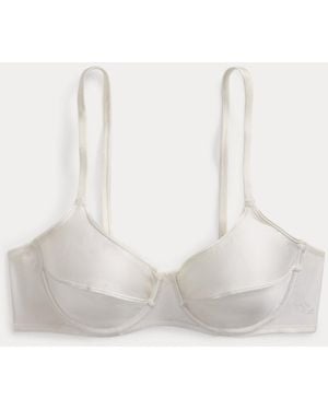 Ralph Lauren Satijnen Plunge-Bh - Wit