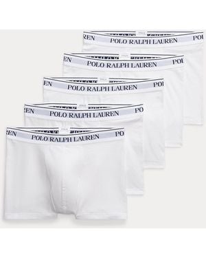 Polo Ralph Lauren Classic Stretch Cotton Boxer 5-Pack - Blue