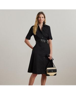 Ralph Lauren Cotton-blend Shirtdress - Black