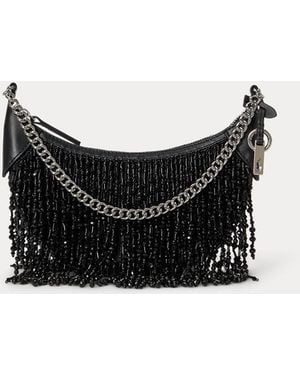 Ralph Lauren Polo Id Beaded Mini Chain Bag - Black