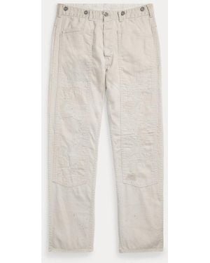 RRL Pantalon Charpentier Rapiécé Ingénieur - Neutre