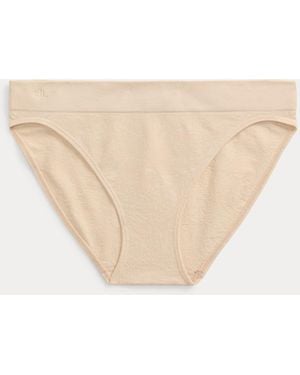 Ralph Lauren Slip bikini in jersey motivo cashmere - Neutro