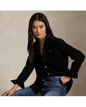 Polo Ralph Lauren Classic Fit Cotton Corduroy Shirt - Black