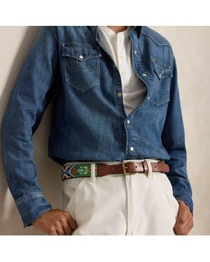 Polo Ralph Lauren Prl X Tópa Earth's Embrace Beaded Belt - Blue