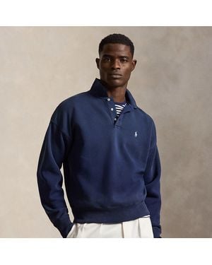 Polo Ralph Lauren Vintage-Fit Sweatshirt Mit Polokragen - Blau