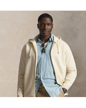 Polo Ralph Lauren Double-Knit Full-Zip Hoodie - Blue