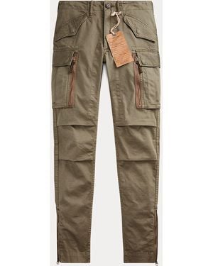 RRL Stretch Skinny Cargo Pant - Green