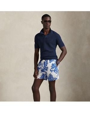 Ralph Lauren 5.75-Inch Traveler Classic Swim Trunk - Blue