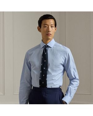 Ralph Lauren Mini-Glen Check Twill Shirt - Blue