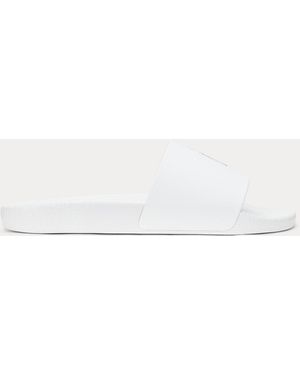 Polo Ralph Lauren Signature Pony Slide - White