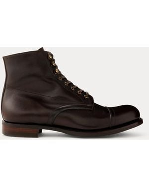 RRL Hand-Burnished Leather Boot - Black