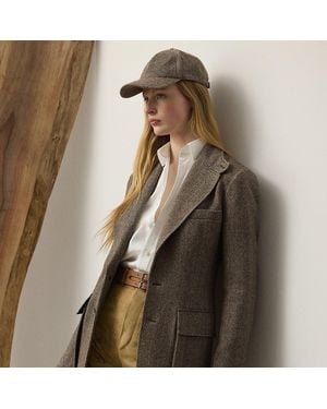 Ralph Lauren Preston Ii Herringbone Tweed Jacket - Brown