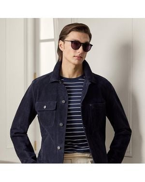 Ralph Lauren Suede Jacket - Blue