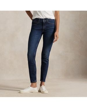 Ralph Lauren Mid-Rise Super-Slim Jean - Blue
