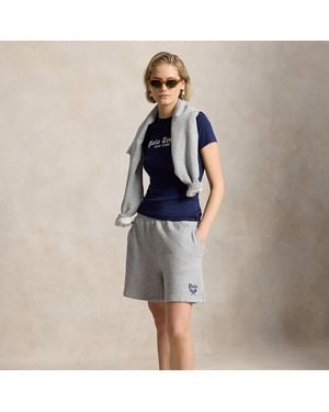 Ralph Lauren Us Open Fleece Drawstring Short - Blue