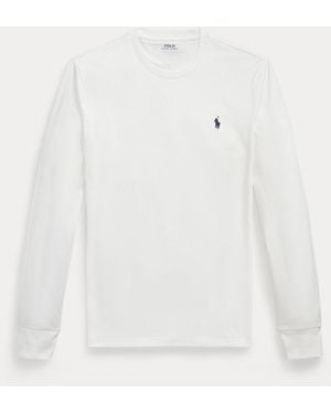 Polo Ralph Lauren Camiseta De Punto Custom Slim Fit - Blanco