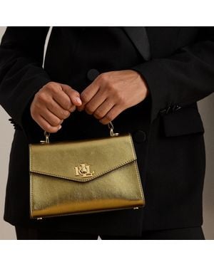 Ralph Lauren Bauletto Farrah piccolo metallizzato