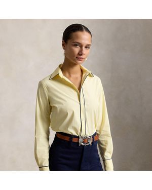 Polo Ralph Lauren Stretch Slim Fit Cotton Shirt - Natural