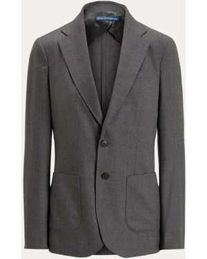 Polo Ralph Lauren Flanellblazer Aus Wollmischung - Grau