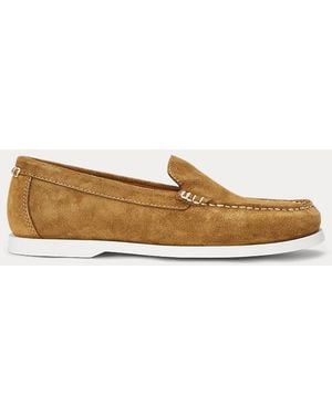 Polo Ralph Lauren Merton Suede Venetian Loafer - Natural