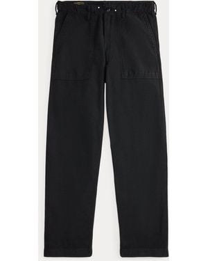 Polo Ralph Lauren Relaxed Fit Reverse-Sateen Trouser - Black