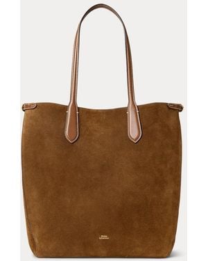 Polo Ralph Lauren Bolso Tote Bellport De Ante - Marrón