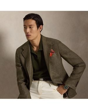 Polo Ralph Lauren The Rl67 Plaid Summer Tweed Jacket - Green