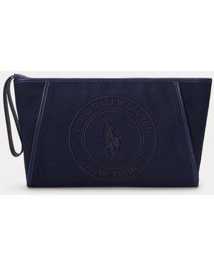 Polo Ralph Lauren Pochette Portefeuille Zippée Polo Play - Bleu