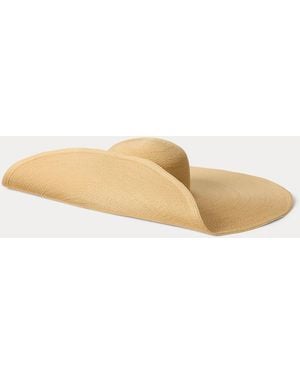 Ralph Lauren Hemp-Blend Wide-Brim Hat - Natural