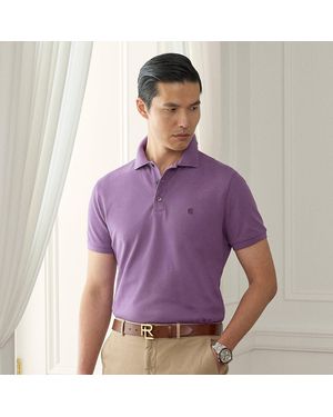 Ralph Lauren Polo in piqué Custom Slim-Fit - Viola