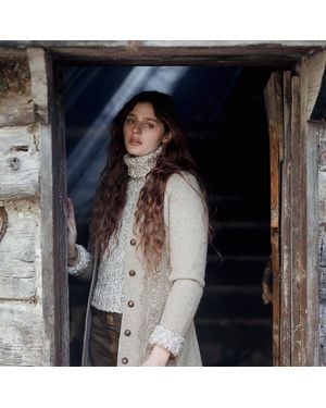 RRL Jersey De Lana Jaspeado De Cuello Vuelto - Azul