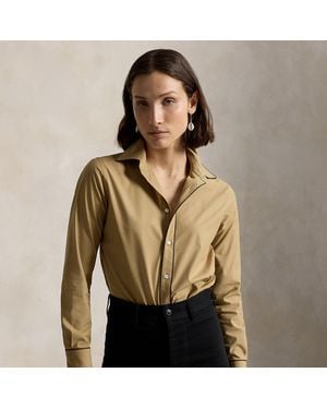 Polo Ralph Lauren Stretch Slim Fit Cotton Shirt - Natural